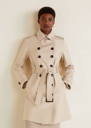 Mango + Double-Breasted Trench