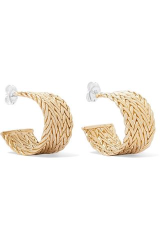 Stvdio + Sophie Gold-Tone Hoop Earrings