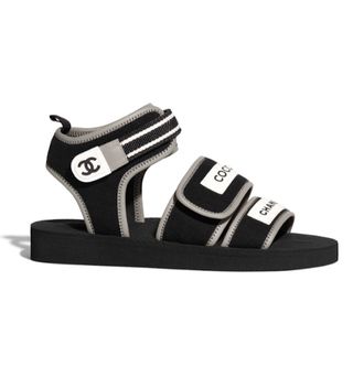 Chanel + Fabric Sandals
