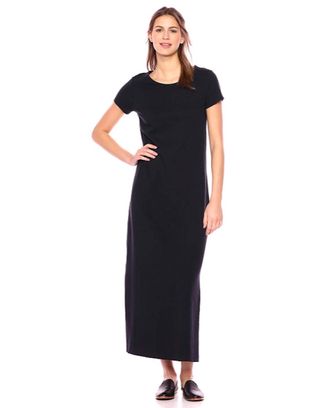 Daily Ritual + Lived-In Cotton Short-Sleeve Crewneck Maxi Dress