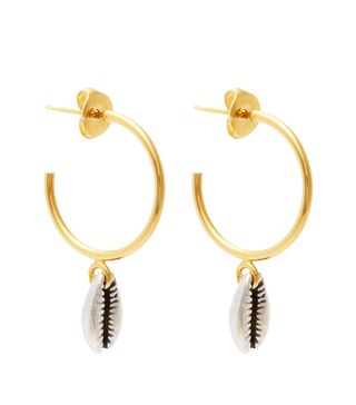 Isabel Marant + Shell-Drop Hoop Earrings