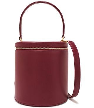 Staud + Vitto croc-effect leather bucket bag