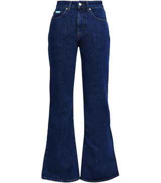 AlexaChung + Konawa high-rise flared jeans