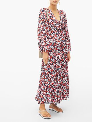 Gül Hürgel + Floral-Print Crepe Maxi Dress