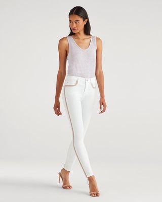 7 for All Mankind + The High Waist Ankle Skinny