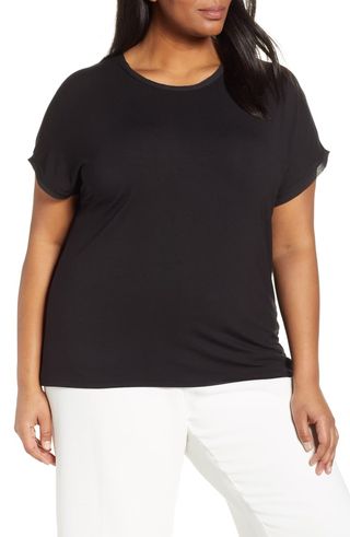 Jason Wu x Eloquii + Chiffon Trim Tee