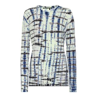 Proenza Schouler + Tie-Dye Cotton Jersey Top