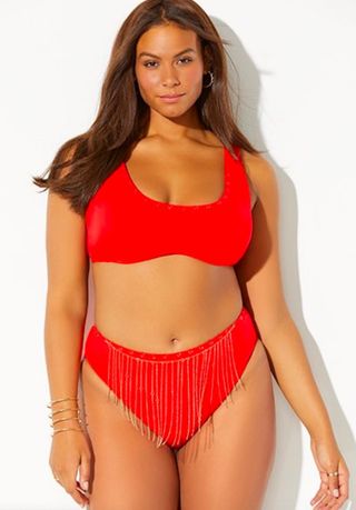 Ashley Graham x Swimsuits for All + Heiress High Waist Underwire Bikini