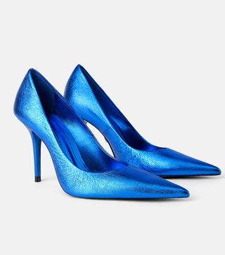 Zara + Blue Heels