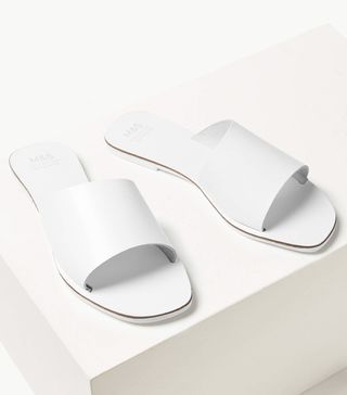 Marks and Spencer + Leather Mule Sandals