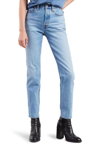 Levi's + Wedgie Icon Fit High Waist Ankle Jeans in Bright Side