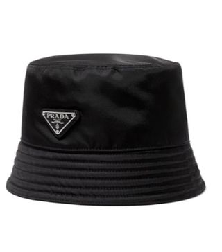 Prada + Appliquéd Shell Bucket Hat