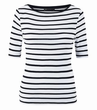 Marks and Spencer Collection + Pure Cotton Striped T-Shirt