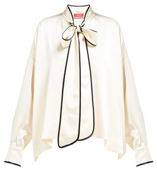 For Restless Sleepers + Pussy-Bow Crepe Blouse