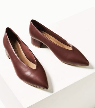 Marks and Spencer Collection + Pointed Toe Court Shoes