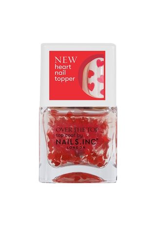 Nail Inc + Loving in London Heart Confetti Topper Nail Polish