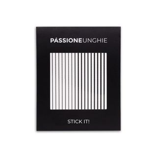 Passione + Black Strip - Nail Stickers