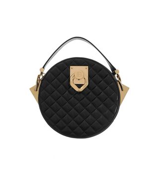 Balmain + Twist-Quilted Leather Bag