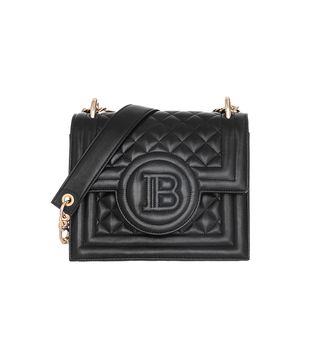 Balmain + Quilted Leather Bbag