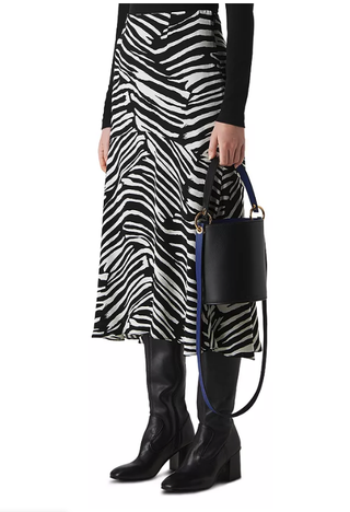 Whistles + Zebra-Print Skirt
