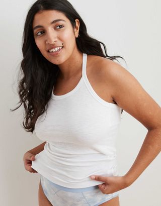 Aerie + Ribbed Halter Top