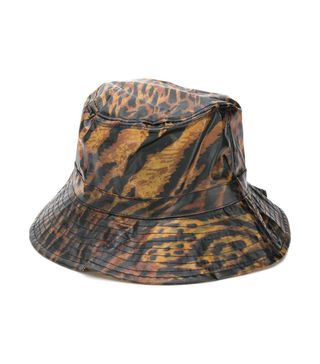 Ganni + Tiger Print Bucket Hat