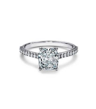 Tiffany & Co. + Cushion-Cut Engagement Ring