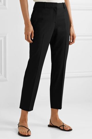 Theory + Treeca 2 Stretch-Wool Tapered Pants