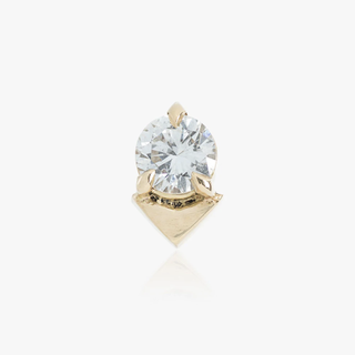 Lizzie Mandler Fine Jewelry + 18k Gold and Diamond Spike Stud