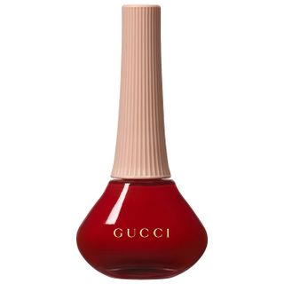 Gucci + Glossy Nail Polish in Goldie Red