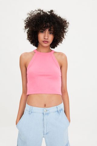 Zara + Halter Top