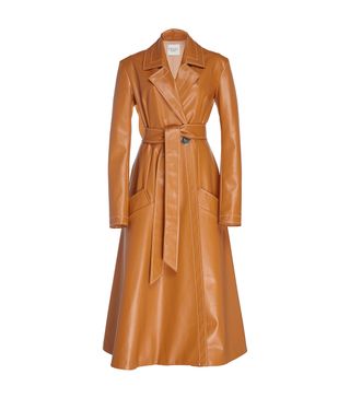 A.W.A.K.E + Faux Leather Trench