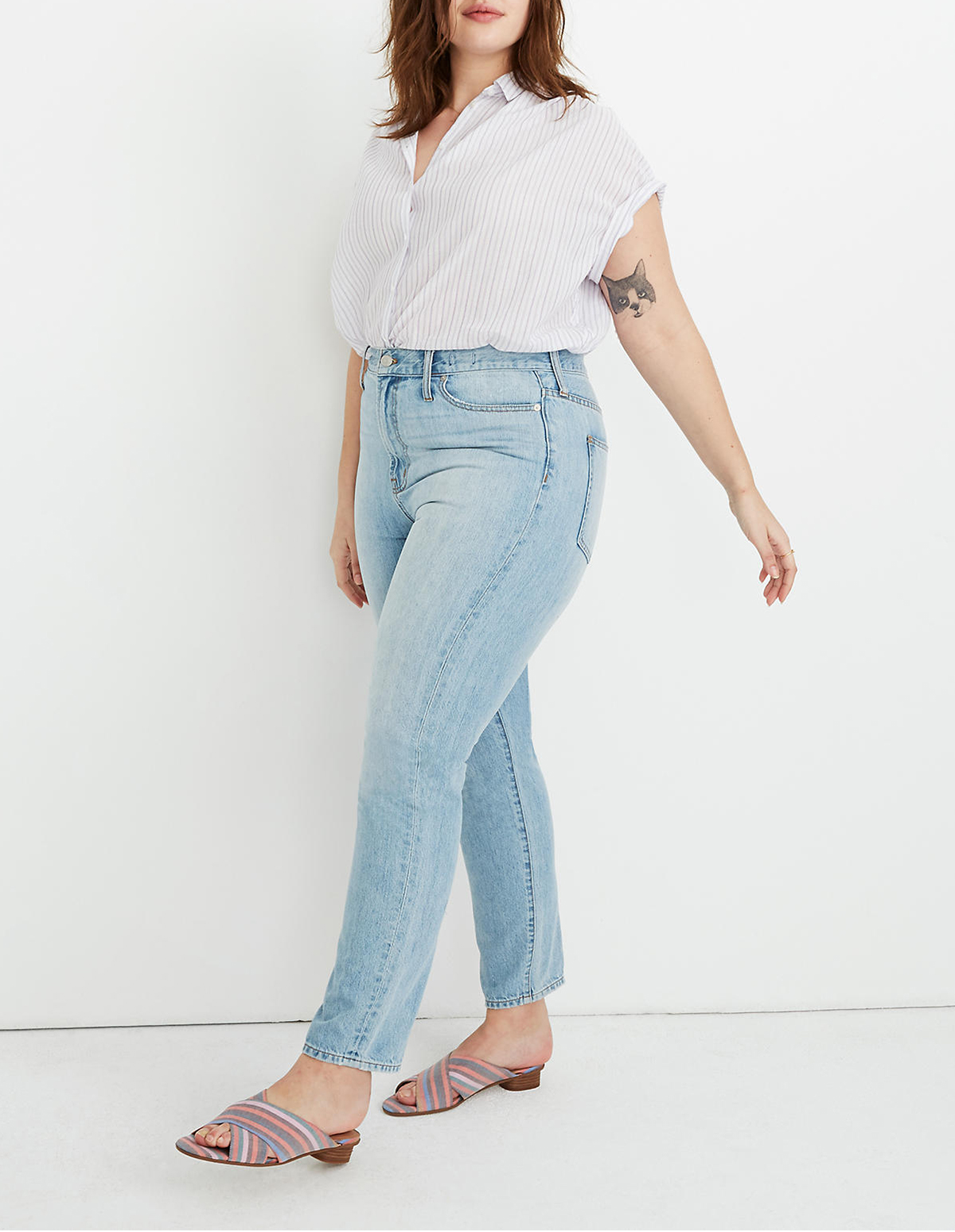 Madewell + The Curvy Perfect Vintage Jean in Fitzgerald Wash