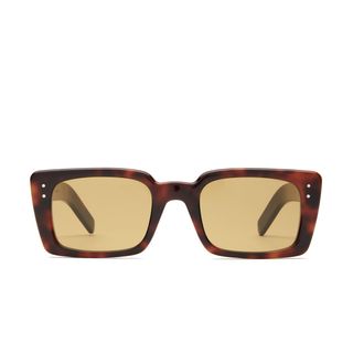 Gucci + Rectangle Tortoiseshell-Acetate Sunglasses