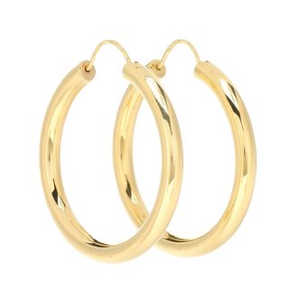 Theodora Warre + Gypsy 18kt Gold-Plated Hoop Earrings