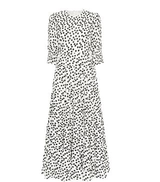 Rixo + Agyness Polka Dot Print Tiered Dress