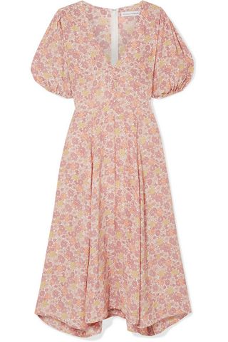 Faithfull The Brand + Delia Floral-Print Voile Midi Dress