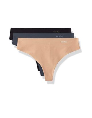 Calvin Klein + Invisibles No Panty Line Thong Multipack