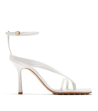 Bottega Veneta + Squared Leather Sandals