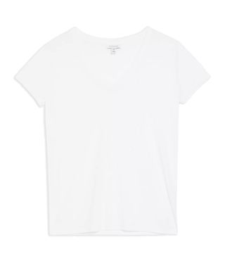 Topshop + Premium V Neck T-Shirt