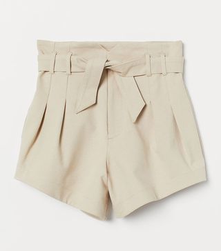 H&M + Paper Bag Shorts