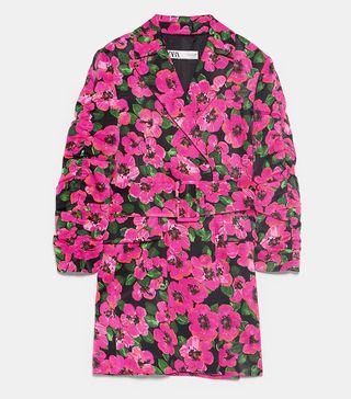 Zara + Floral Dress