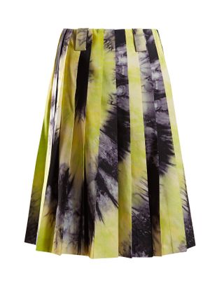 Prada + Tie-Dye Faille Skirt