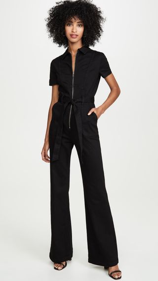 Alice & Olivia + Wide Leg Jumpsuit