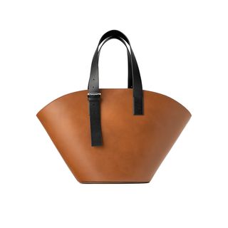 Zara + Extra Large Leather Tote