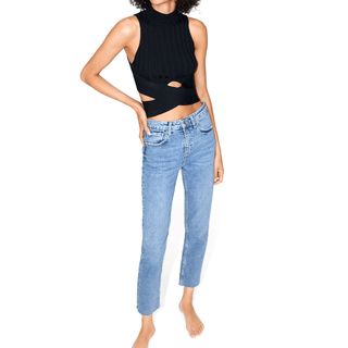 Zara + Slim Fit Hi-Rise Jeans