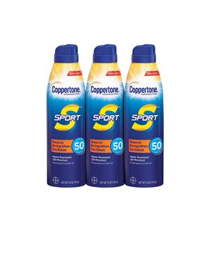 Coppertone + Sport Continuous Sunscreen Spray Pack of 3