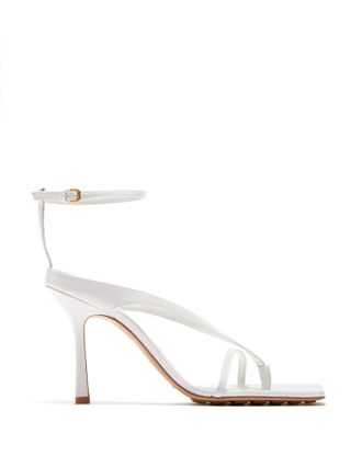 Bottega Veneta + Squared Leather Sandals