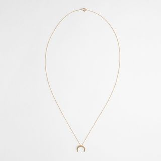 & Other Stories + Crescent Moon Necklace