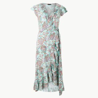 Marks and Spencer Collection + Paisley Print Wrap Beach Dress